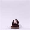 Marco Moreo Berlino Frill Trainer - Burgundy Suede